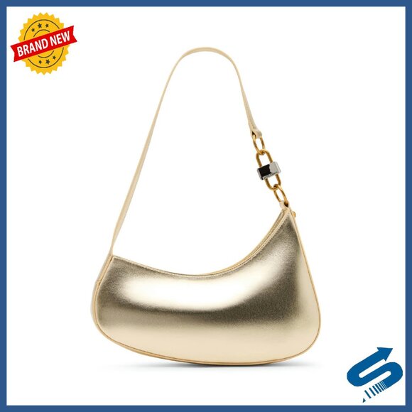Asymmetrical Shoulder Bag with Interior Pockets 11.8